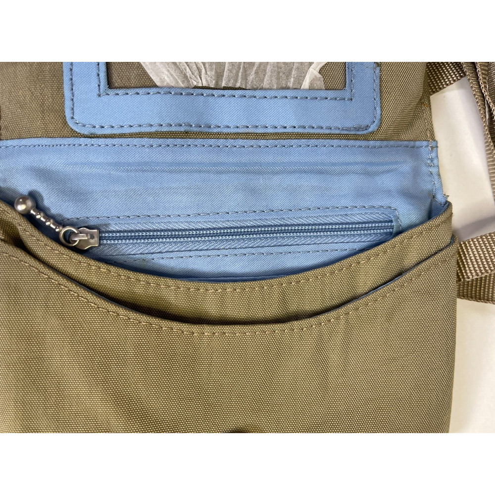 Baggallini Mini Belt / Crossbody Wallet Brown Beige - Picture 7 of 9